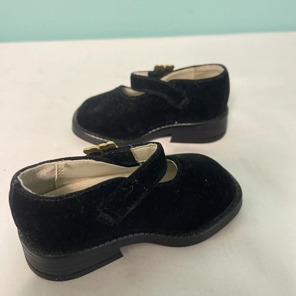 Girls Black Casual Shoes‎ Honor Size Infant 2